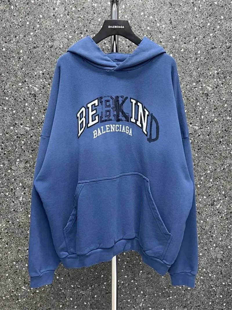 Balenciaga BEKIND blue Hoodie