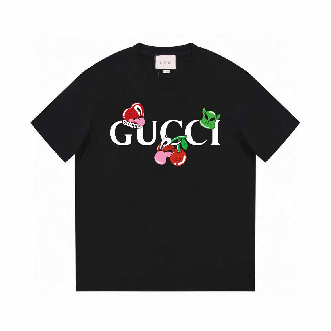G*CCl logo black T-shirt 260克