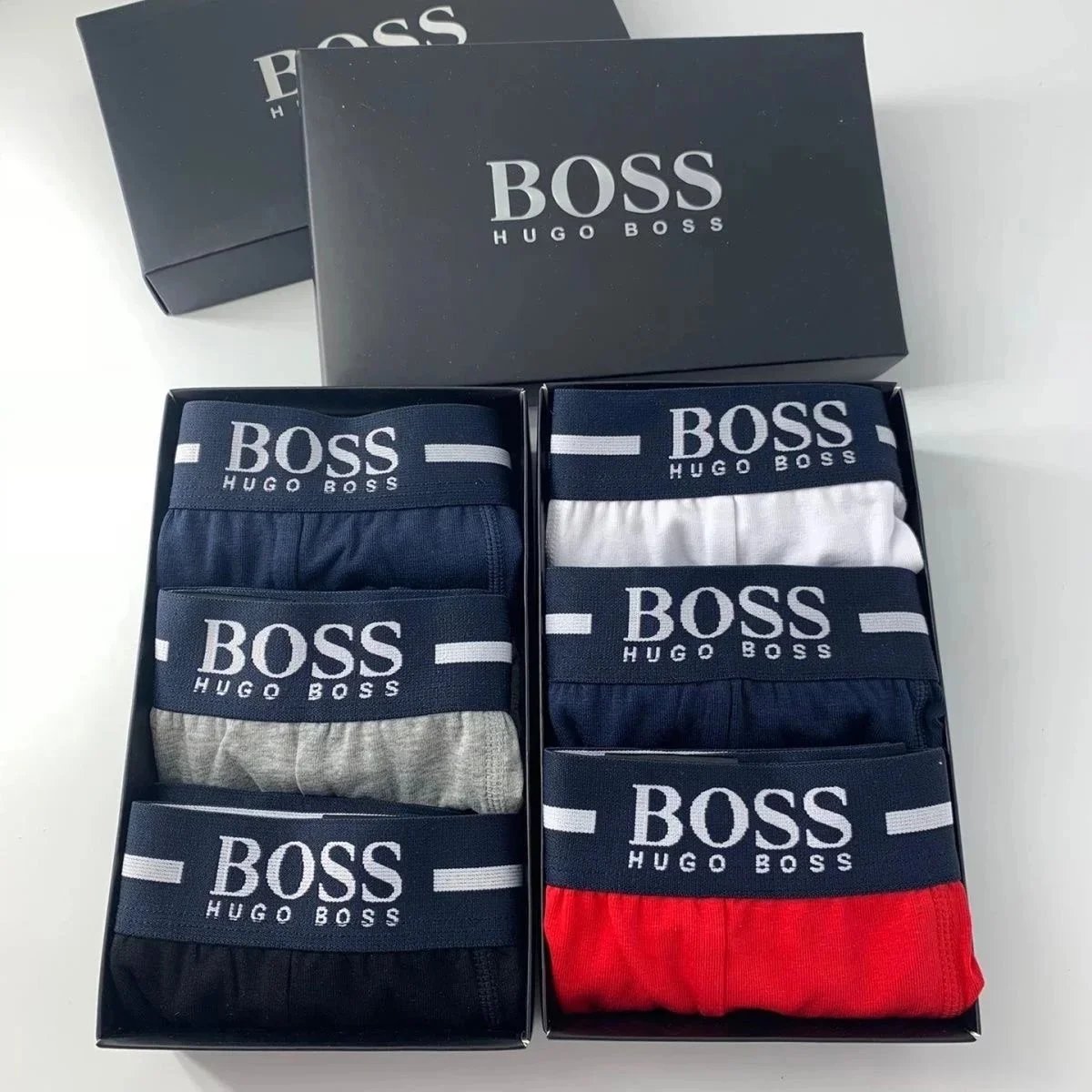 BOSS Men's Underwear 3-Pack - Premium Cotton Briefs